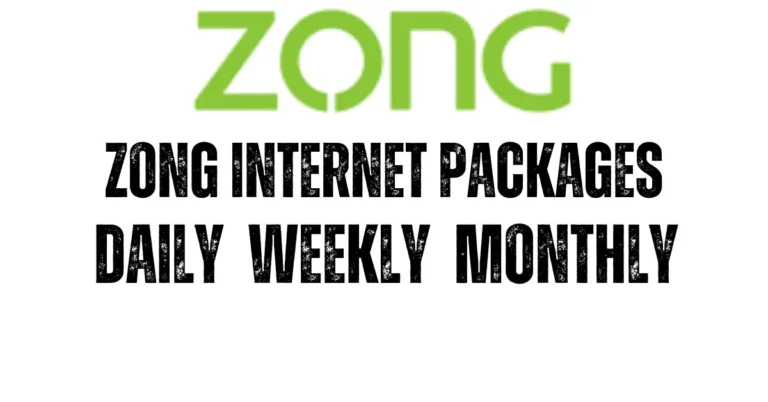 Zong Internet Packages