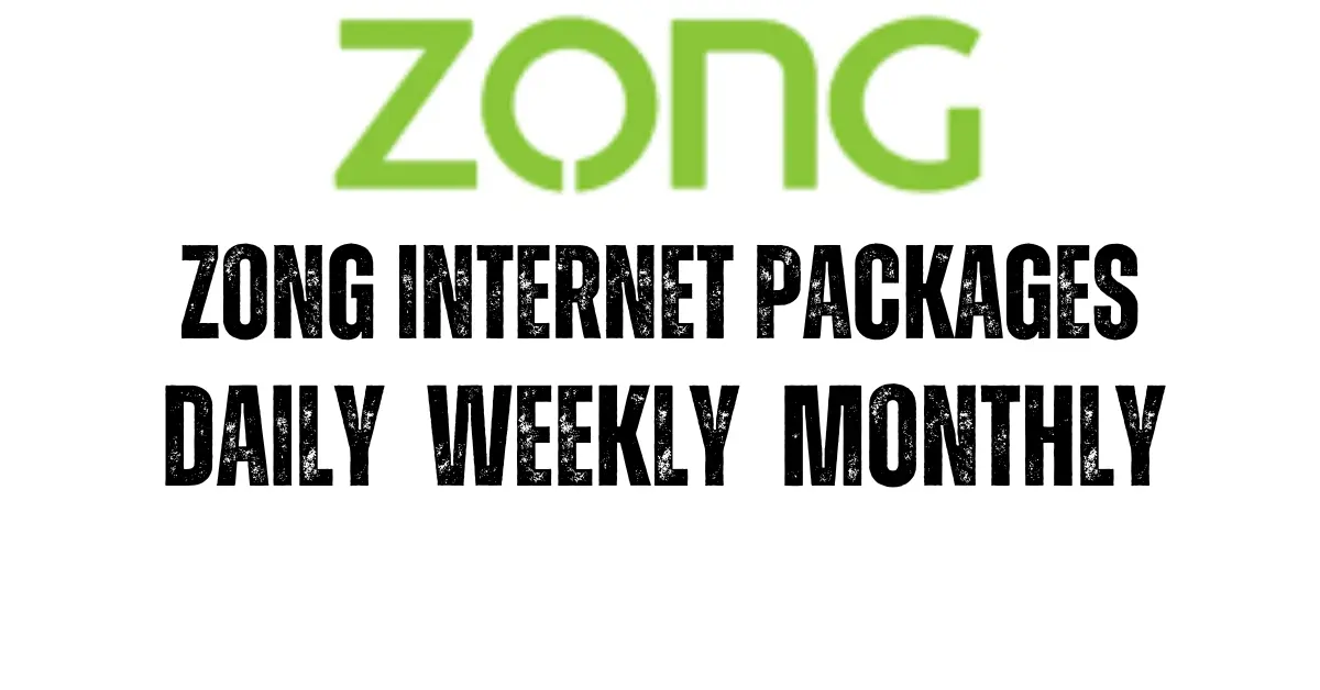 Zong-Internet-packages