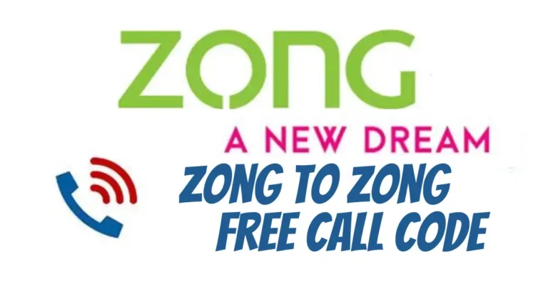 Zong Free Call Service Code | Yaari Call Service