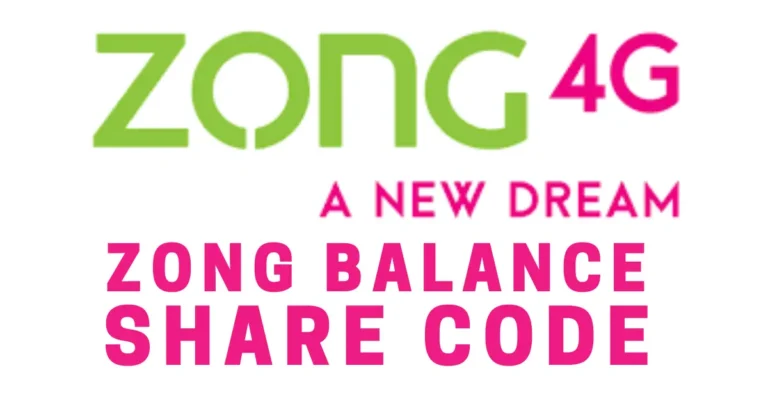 Zong Balance Share Code | Yaari Load Service 2023