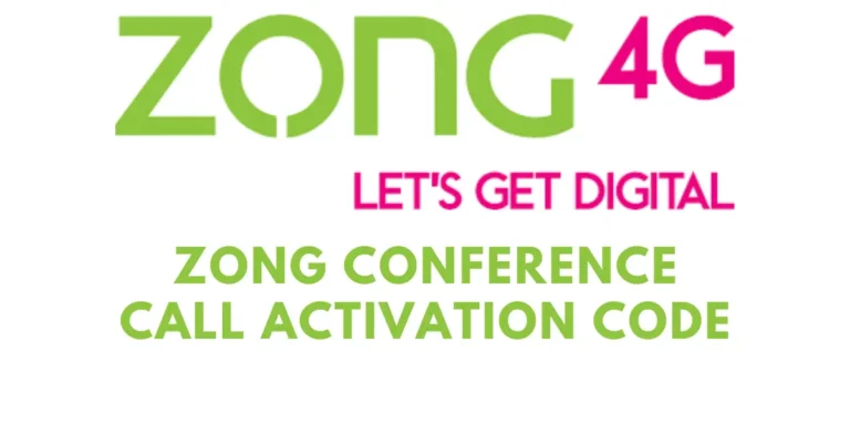 Zong Conference Call Activation Code 2023