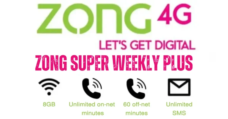 Zong Super Weekly Plus offer