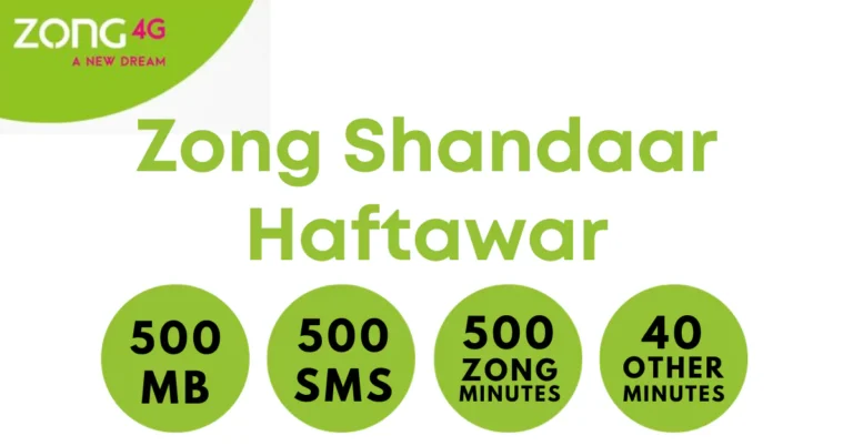 Zong Shandaar Haftawar Offer