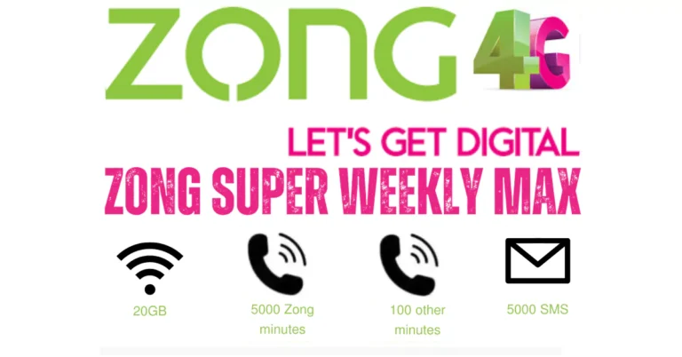 Zong Super Weekly Max – 20GB Package