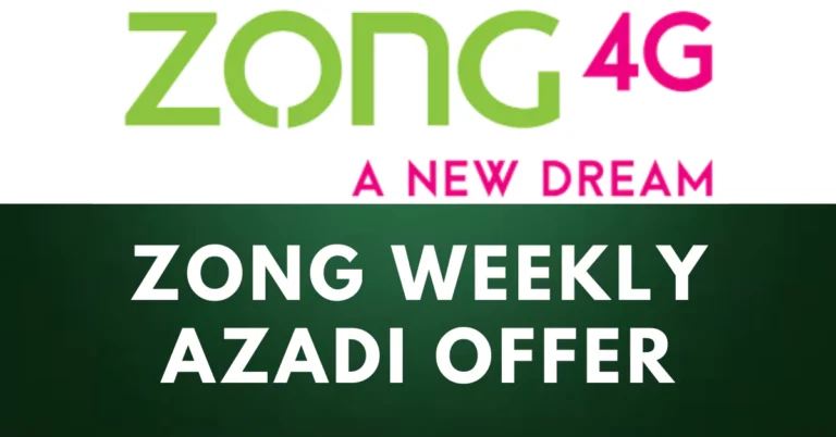 Zong Weekly Azadi Offer 2023 – Independence Day Offer